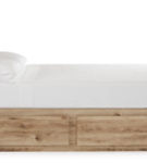 Signature Design by Ashley Hyanna Full Panel Bed with 2 Side Storage-Tan Brown