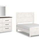 Signature Design by Ashley Gerridan Full Panel Bed with Dresser and Mirror