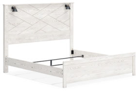 Signature Design by Ashley Gerridan King Panel Bed-White/Gray