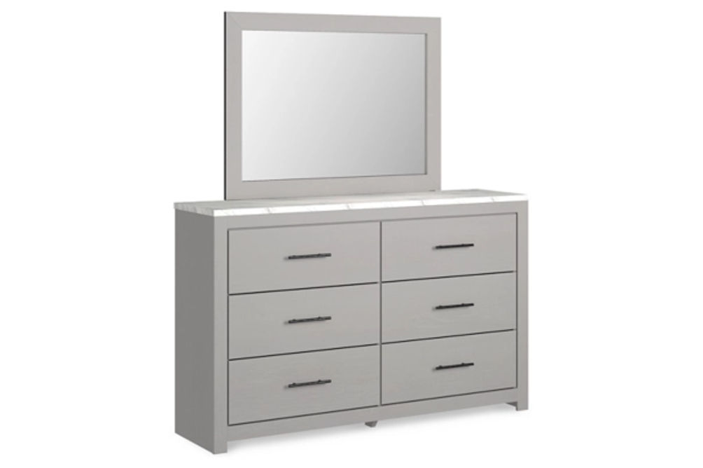 Signature Design by Ashley Cottonburg Queen Panel Bed, Dresser and Mirror