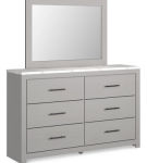 Signature Design by Ashley Cottonburg Queen Panel Bed, Dresser and Mirror