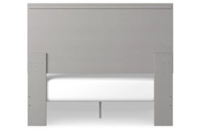 Signature Design by Ashley Cottonburg Queen Panel Bed and Chest-Light Gray/Whi