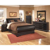 Signature Design by Ashley Huey Vineyard Queen Sleigh Bed, Dresser, Mirror, Ch