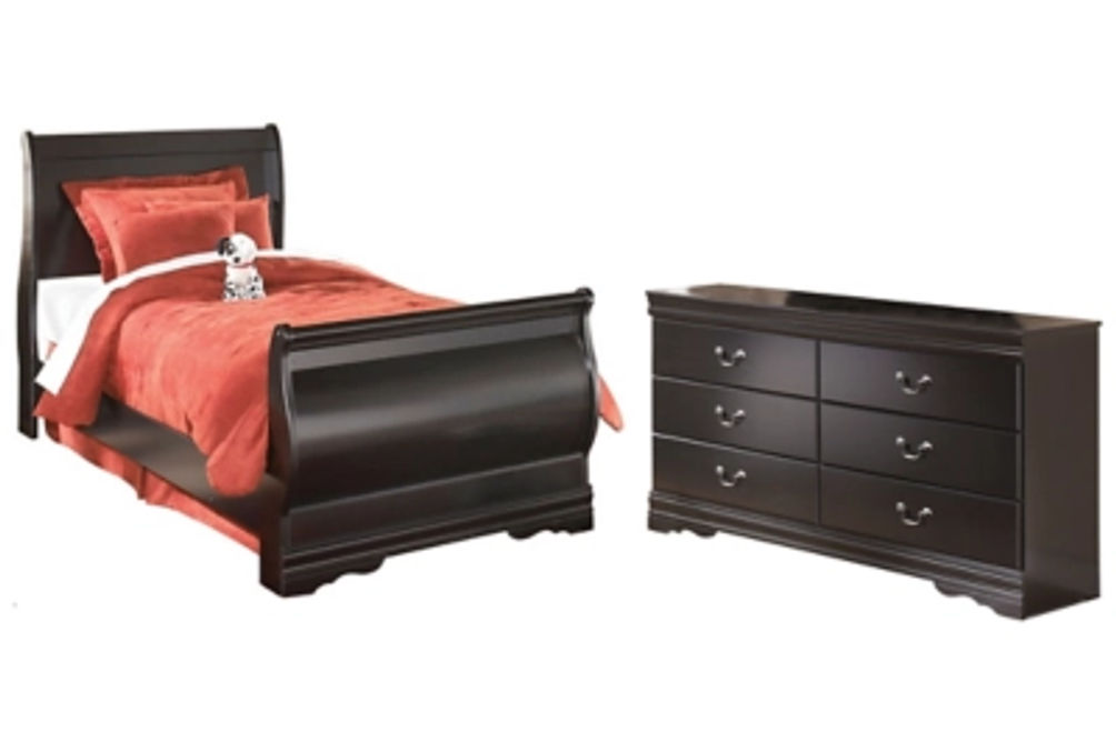 Signature Design by Ashley Huey Vineyard Twin Sleight Bed and Dresser