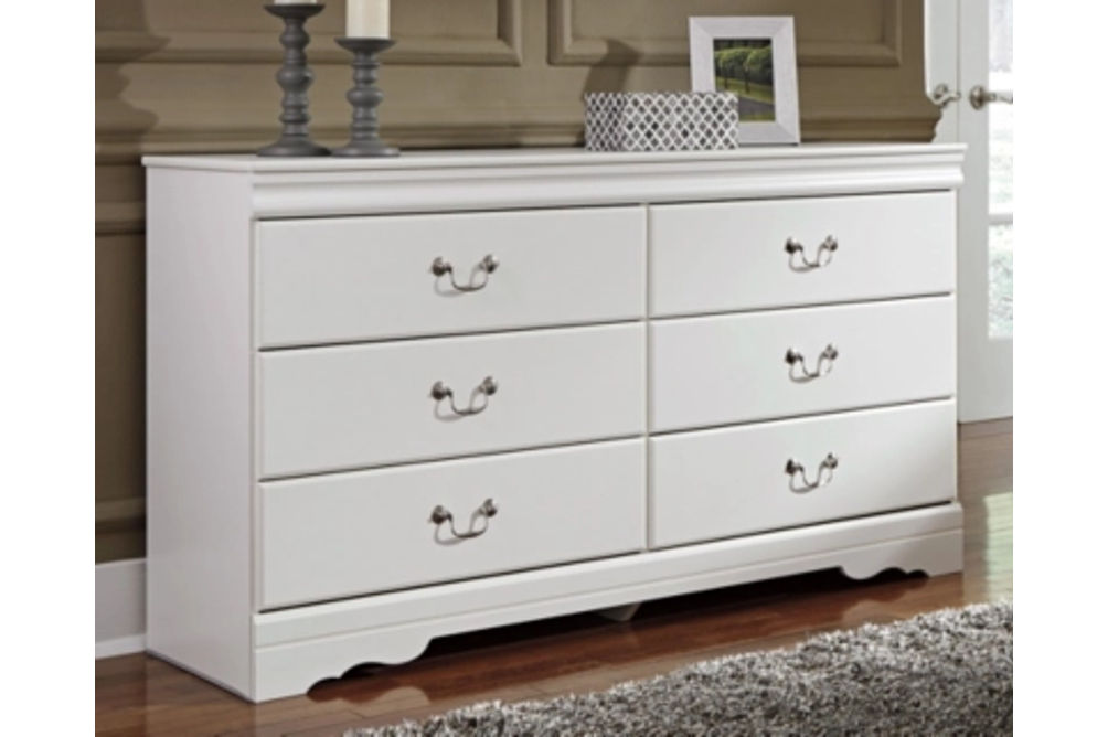 Signature Design by Ashley Anarasia Full Sleigh Bed, Dresser and Nightstand