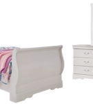 Signature Design by Ashley Anarasia Twin Sleigh Bed, Dresser and Mirror
