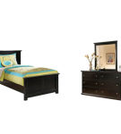 Signature Design by Ashley Maribel Twin Panel Bed, Dresser and Mirror