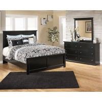 Signature Design by Ashley Maribel Full Panel Bed with Dresser-Black