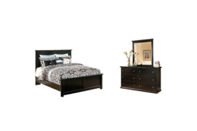 Signature Design by Ashley Maribel King Panel Bed with Dresser and Mirror