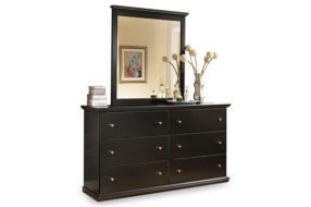 Signature Design by Ashley Maribel Queen Panel Bed with Dresser and Mirror