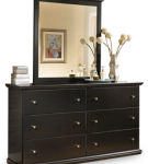 Signature Design by Ashley Maribel Queen Panel Bed with Dresser and Mirror