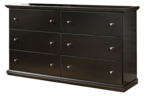 Signature Design by Ashley Maribel Full Panel Bed with Dresser-Black