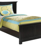 Signature Design by Ashley Maribel Twin Panel Bed and Nightstand-Black