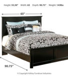 Signature Design by Ashley Maribel Queen Panel Bed with Dresser and Mirror