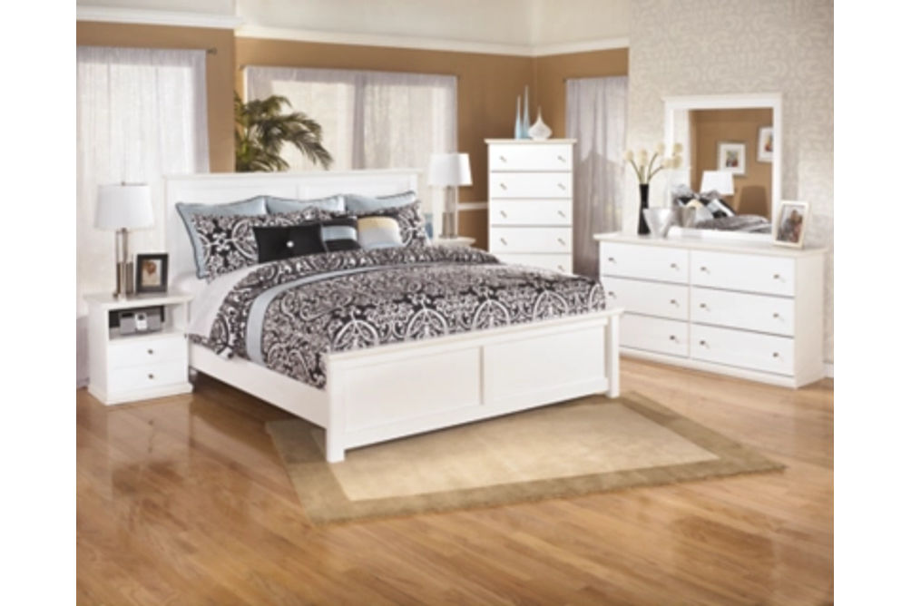 Signature Design by Ashley Bostwick Shoals King Panel Bed-White