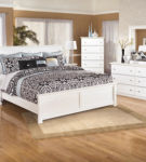 Signature Design by Ashley Bostwick Shoals King Panel Bed-White