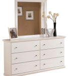Signature Design by Ashley Bostwick Shoals Twin Panel Bed, Dresser and Mirror