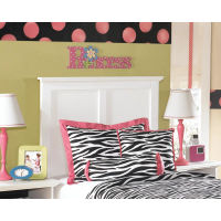 Bostwick Shoals Twin Panel Headboard, Dresser, Mirror and Nightstand-White