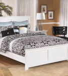 Bostwick Shoals Queen Panel Bed, Dresser, Mirror and Nightstand-White