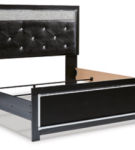 Signature Design by Ashley Kaydell King Upholstered Panel Bed-Black