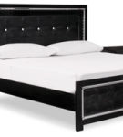 Signature Design by Ashley Kaydell King Upholstered Panel Bed and 2 Nightstands