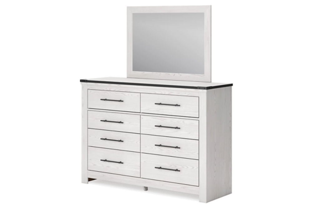 Signature Design by Ashley Schoenberg Queen Panel Bed, Dresser and Mirror