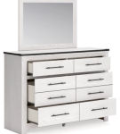 Signature Design by Ashley Schoenberg Queen Panel Bed, Dresser and Mirror