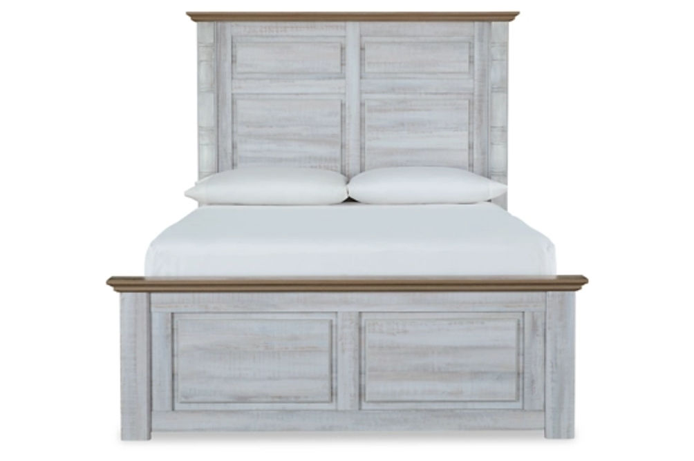Signature Design by Ashley Haven Bay Queen Panel Bed-Two-tone