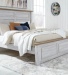 Signature Design by Ashley Haven Bay King Panel Bed, Dresser and Mirror