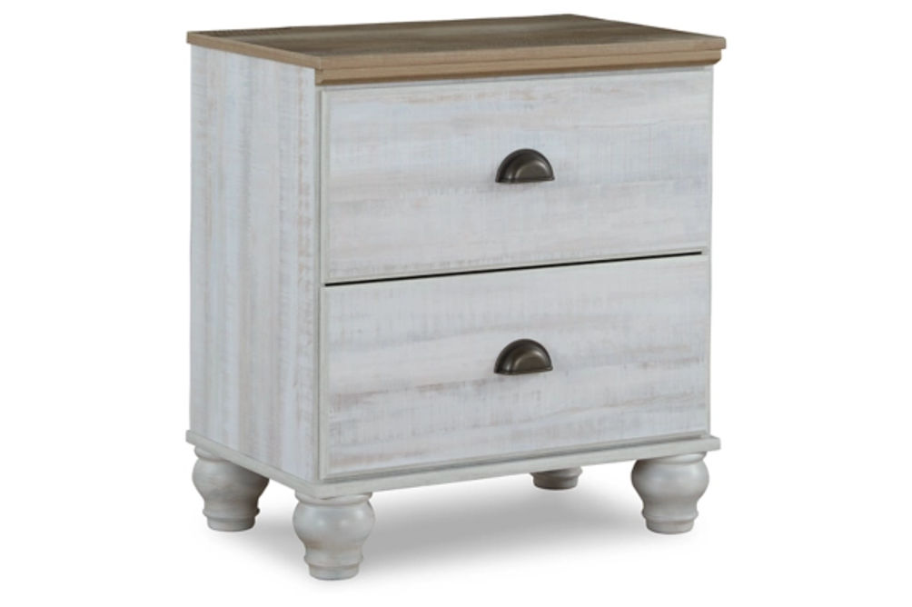 Haven Bay Queen Panel Storage Bed, Dresser, Mirror, Chest and Nightstand