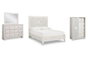 Signature Design by Ashley Paxberry Full Panel Bed, Dresser, Mirror and Chest-