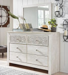 Signature Design by Ashley Paxberry Queen Panel Bed, Dresser and Mirror