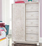 Signature Design by Ashley Paxberry Queen Panel Bed, Chest and Nightstand-Whit