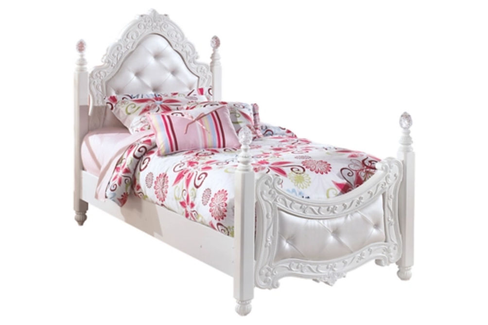 Exquisite Twin Poster Bed