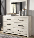 Cambeck Full Panel Bed, Dresser, Chest and Nightstand-Whitewash