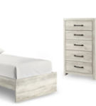 Signature Design by Ashley Cambeck Twin Panel Bed, Dresser, Mirror, Chest, and