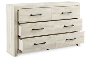 Signature Design by Ashley Cambeck Twin Panel Bed, Dresser and Nightstand-Whit