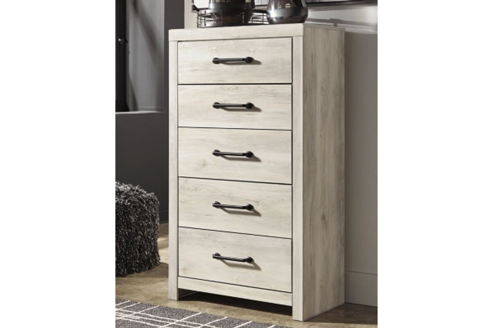 Signature Design by Ashley Cambeck Twin Panel Bed, Dresser, Mirror, Chest, and