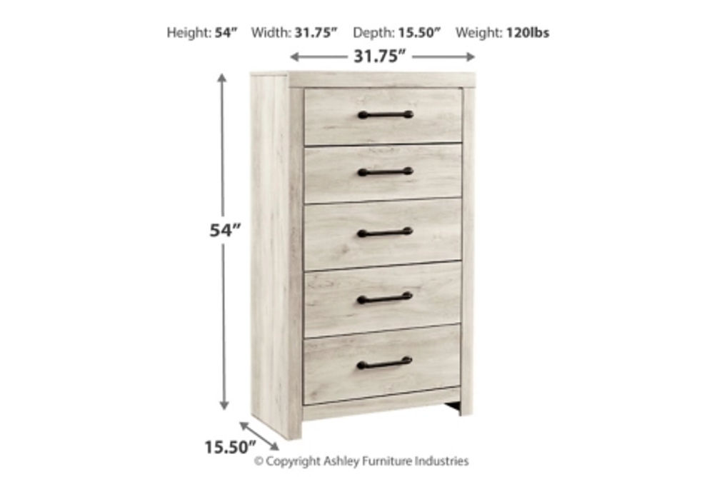 Signature Design by Ashley Cambeck Twin Panel Bed, Dresser, Mirror, Chest, and