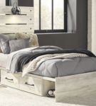 Signature Design by Ashley Cambeck Twin Panel Bed with 4 Storage Drawers