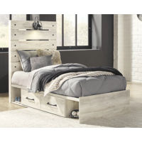 Signature Design by Ashley Cambeck Twin Panel Bed with 4 Storage Drawers