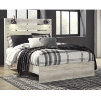Cambeck Queen Panel Bed, Dresser, Mirror and Nightstand-Whitewash