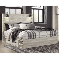 Signature Design by Ashley Cambeck King Panel Bed with 2 Storage Drawers