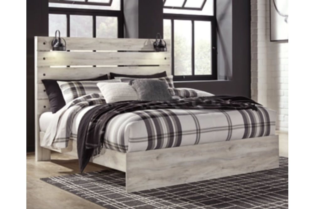 Signature Design by Ashley Cambeck King Panel Bed-Whitewash