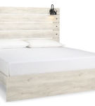 Signature Design by Ashley Cambeck King Panel Bed-Whitewash