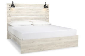 Signature Design by Ashley Cambeck King Panel Bed-Whitewash