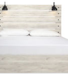 Signature Design by Ashley Cambeck King Panel Bed-Whitewash