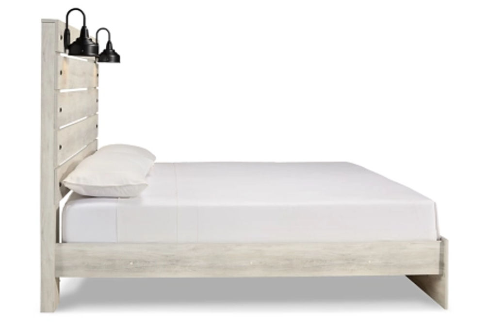 Signature Design by Ashley Cambeck King Panel Bed-Whitewash