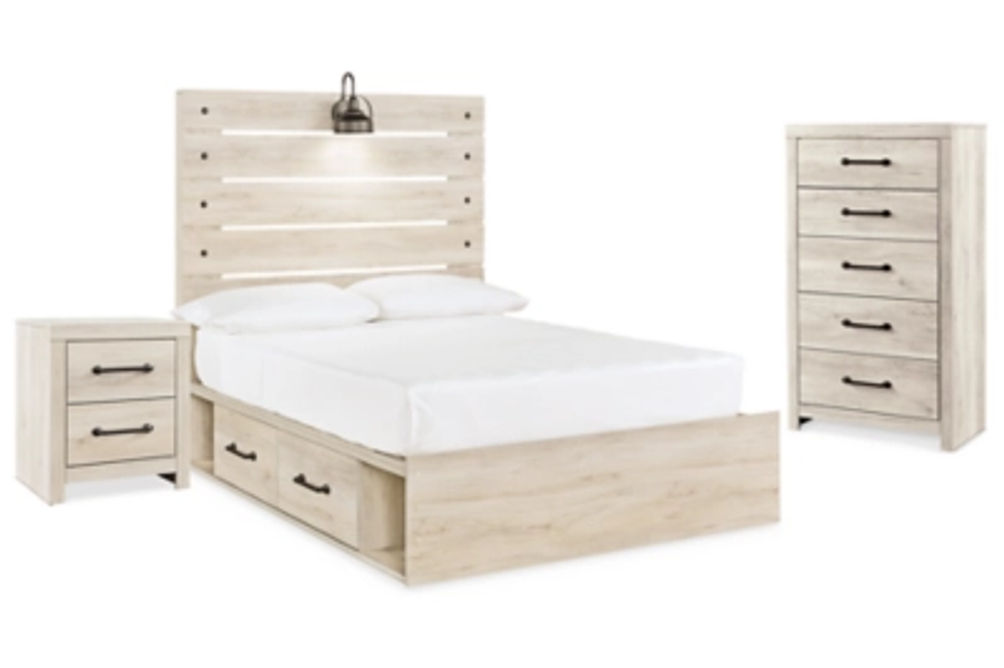 Signature Design by Ashley Cambeck Full Panel Bed with Storage, Chest and Nigh