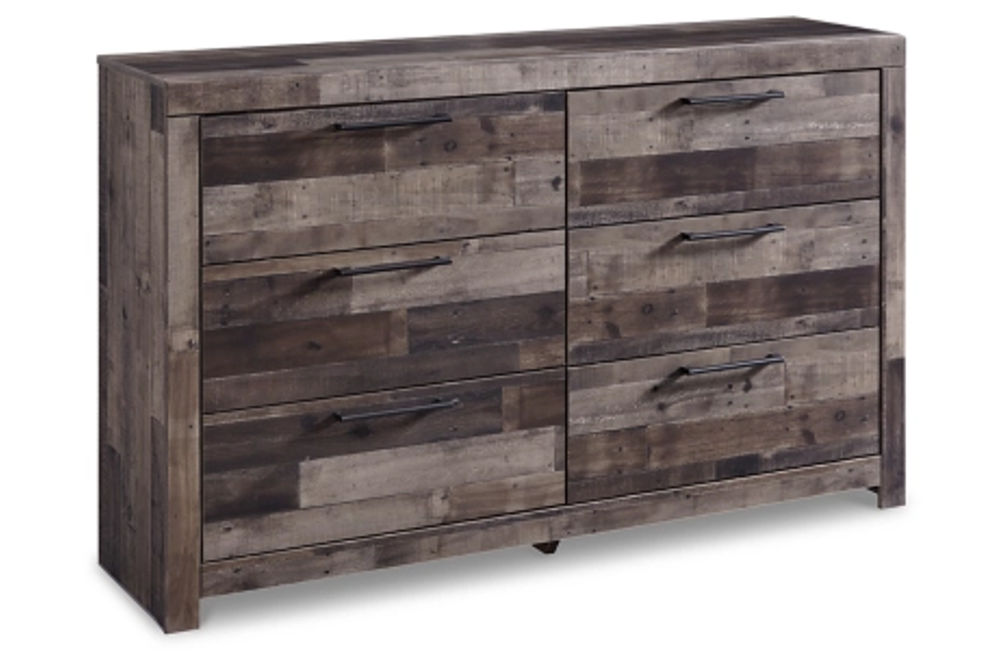 Benchcraft Derekson Full Panel Headboard, Dresser and Nightstand-Multi Gray